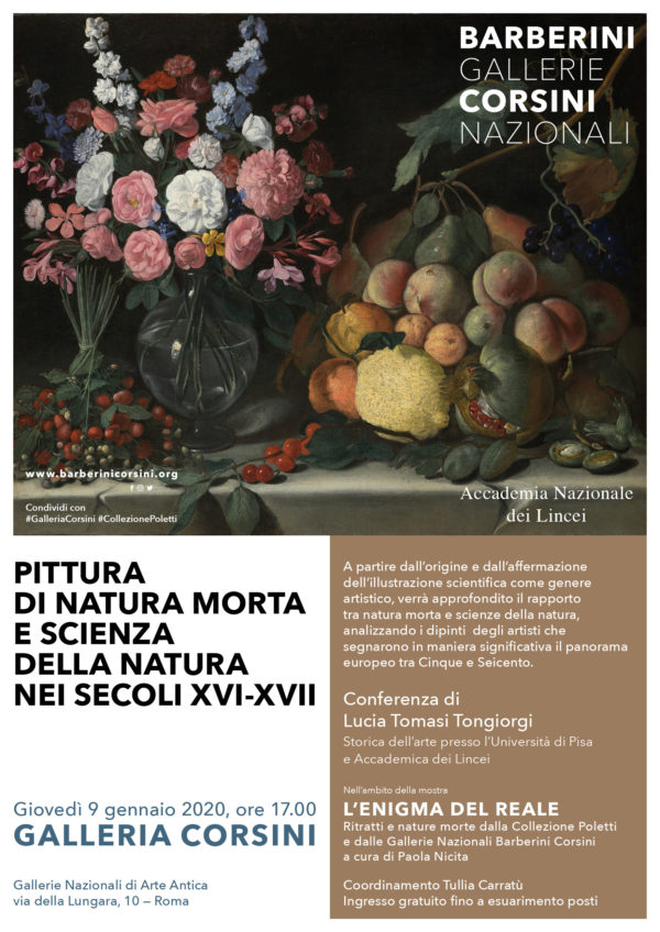 Pittura di natura morta e scienza della natura nei secoli XVI-XVII – Conferenza