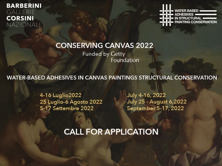 Palazzo Barberini – Conserving Canvas 2022 – Call for Application