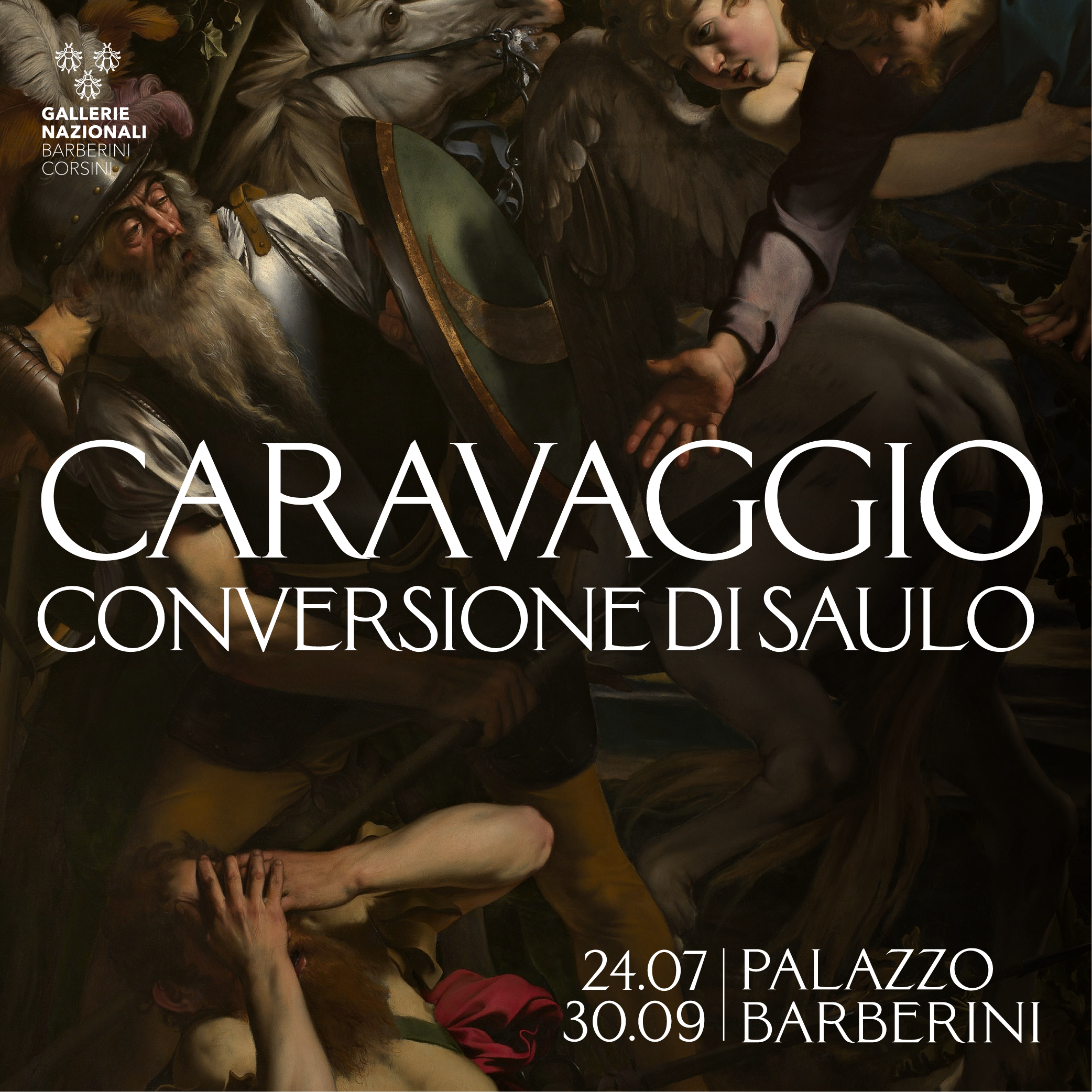 Caravaggio La Conversione di Saulo